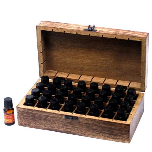 Mango wood essential oil box