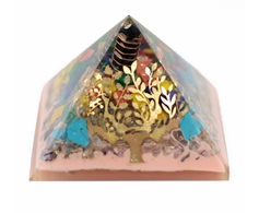 Ancient Wisdom Orgonite Pyramid