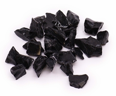 Raw Black Agate Crystals