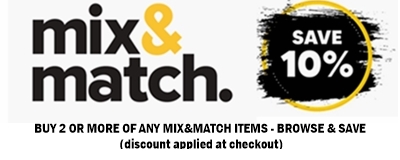 Mix and match selected products for 10% discount
