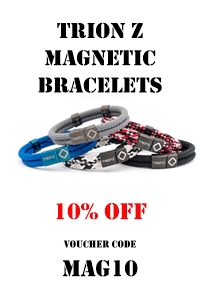 10% Voucher code off Trion Z Magnetic Bracelets