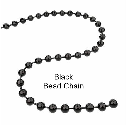 Black Bead Chain