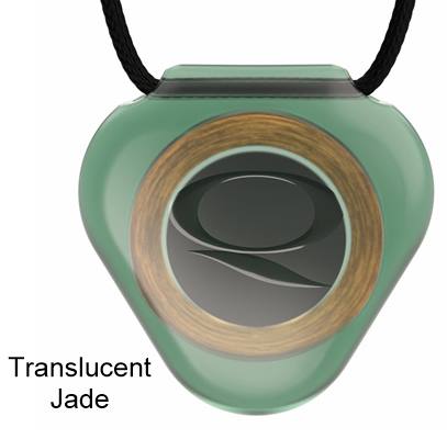 Translucent Jade Acrylic Qlink Pendant