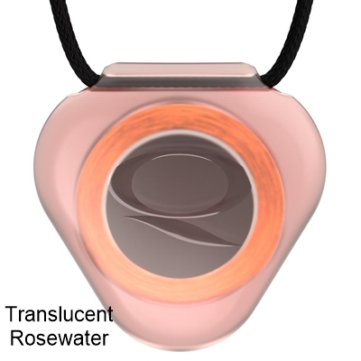 Translucent Rose Acrylic Qlink Pendant
