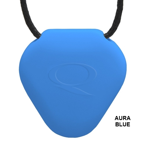 Aura Blue Acrylic Qlink Pendant